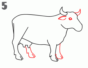 como-dibujar-una-vaca-para-ninos