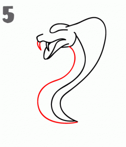 dibujar una cobra