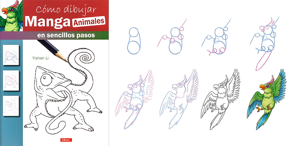 libro como dibujar manga animales Yishan Li