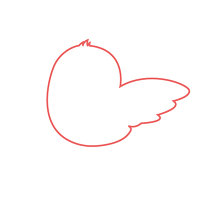 Cómo dibujar un Pájaro Kawaii ✍ 