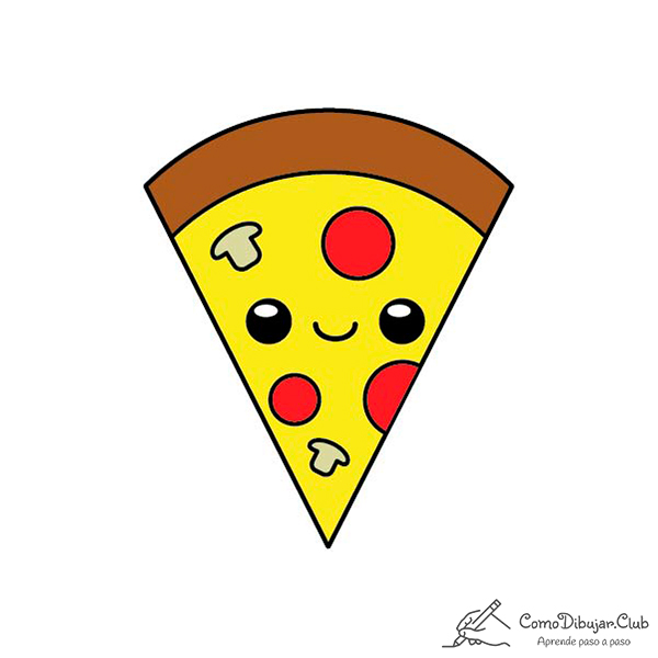 C mo Dibujar Una Pizza Kawaii COMODIBUJAR CLUB C mo Dibujar Una Pizza Kawaii COMODIBUJAR CLUB