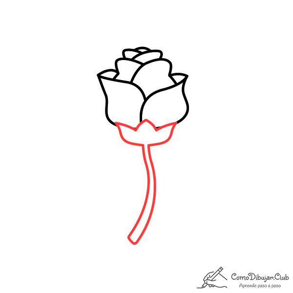 Cómo dibujar una Rosa ✍ 