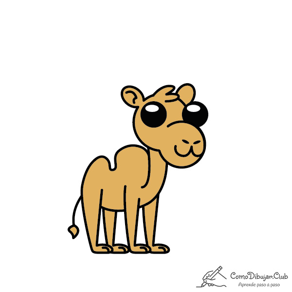 Cómo dibujar un Camello Kawaii ✍ 