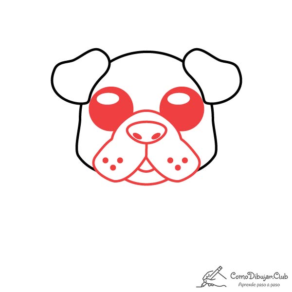 dibujar-Bulldog-Francés-kawaii-facil