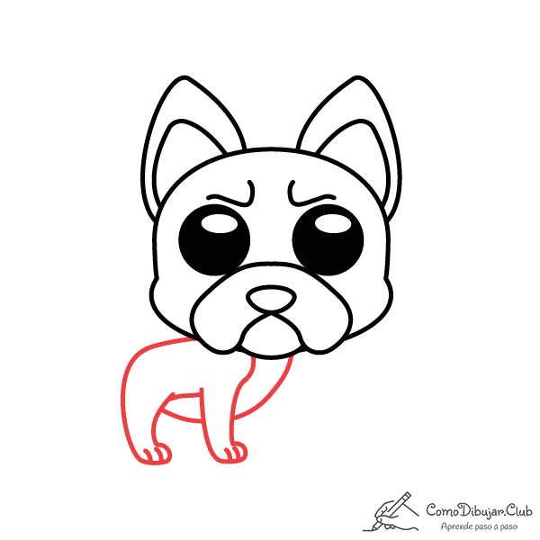 Cómo dibujar un Perro Pitbull Kawaii ✍ 
