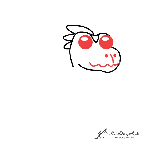 dibujar-Velociraptor-kawaii-facil