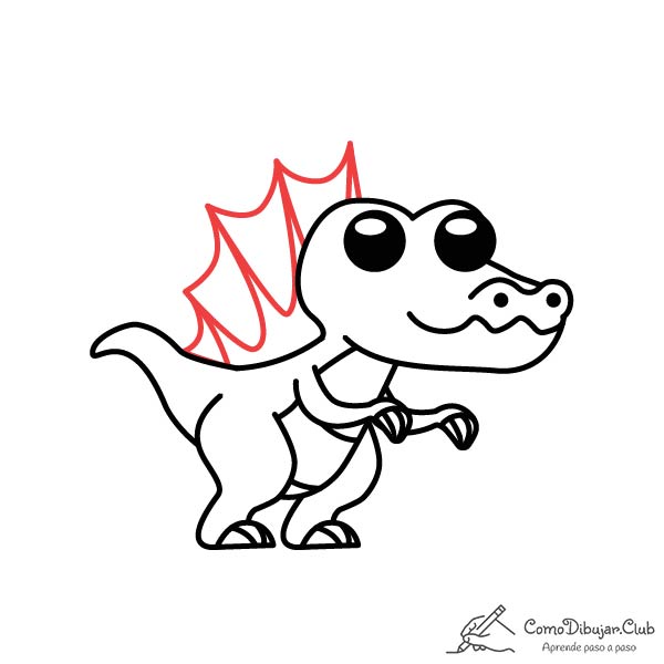dibujo-Espinosaurio-kawaii-bebe