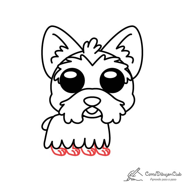 dibujo-Yorkshire-kawaii-bebe