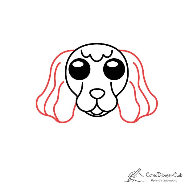dibujar-Cocker-kawaii-paso-a-paso