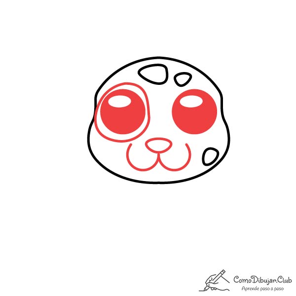 dibujar-Dálmata-kawaii-facil