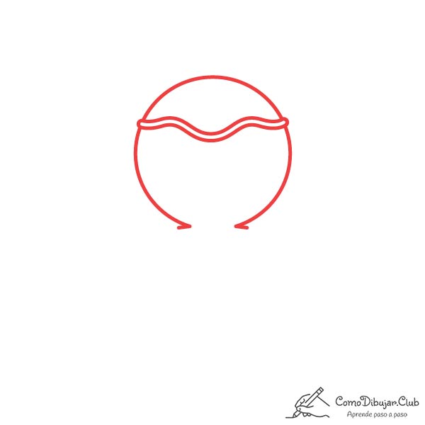 dibujar-cabeza-Galleta de jengibre-kawaii