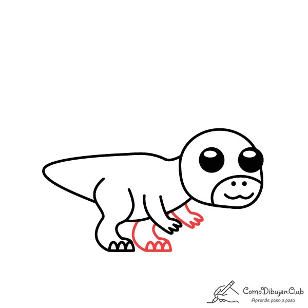 dibujo-Iguanodonte-kawaii-bebe