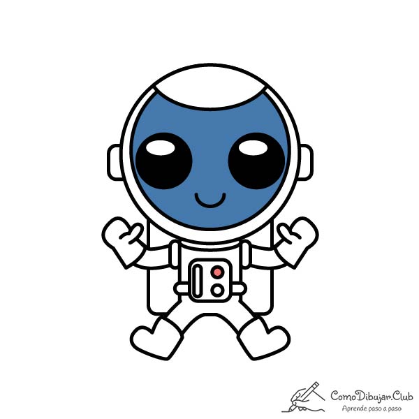 Cómo dibujar un Astronauta Kawaii ✍ 