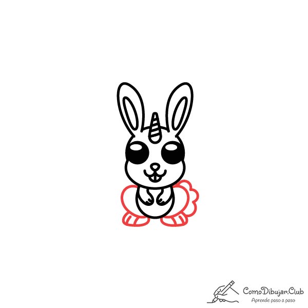 Cómo dibujar un Conejo Unicornio Kawaii ✍ 