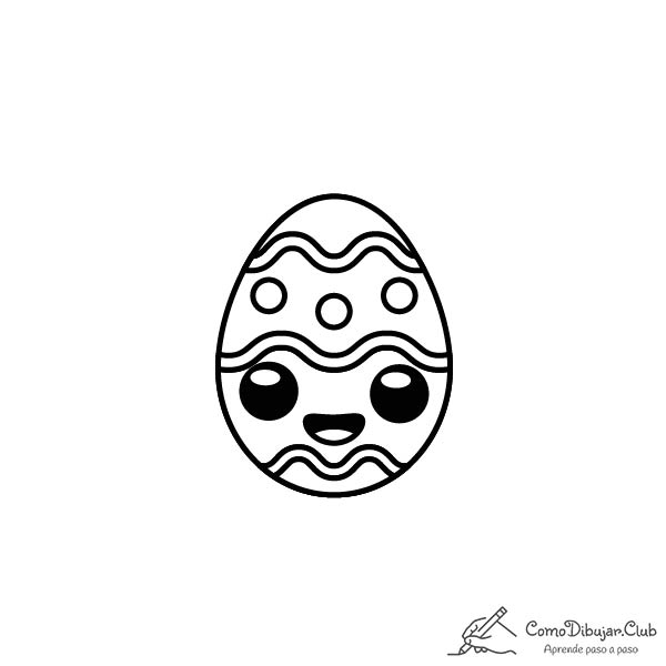 Huevo-pascua-kawaii-colorear-imprimir-dibujo