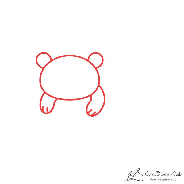 dibujar-cabeza-Panda-unicornio-kawaii