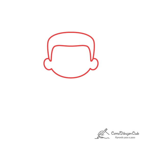 dibujar-cabeza-Futbolista-kawaii