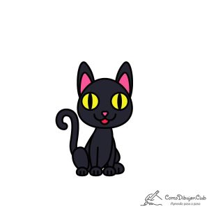 Gato-negro-kawaii