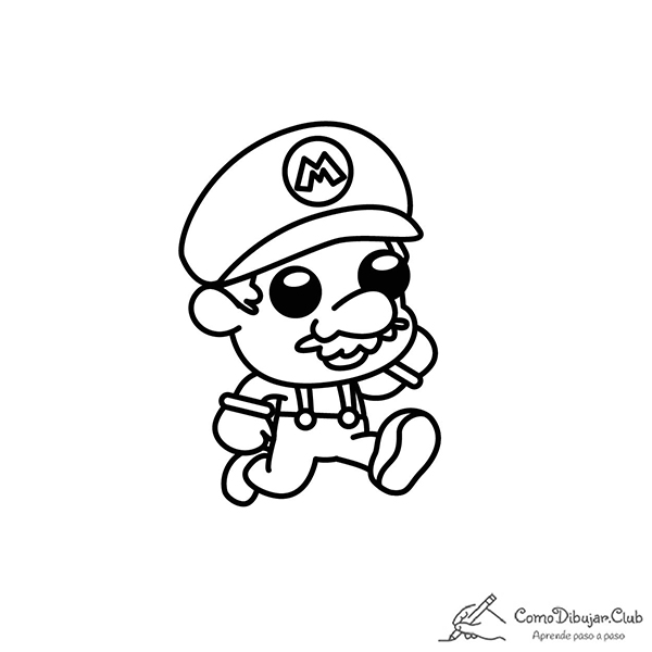Mario-bros-kawaii-colorear-imprimir-dibujo